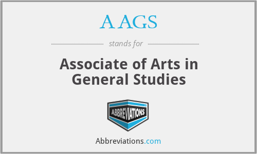 AAGS - Associate of Arts in General Studies
