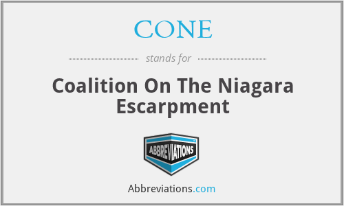 CONE - Coalition On The Niagara Escarpment