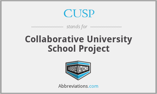 CUSP - Collaborative University School Project