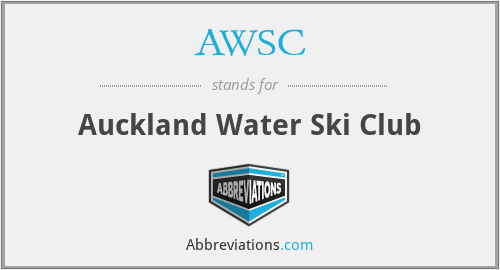 AWSC - Auckland Water Ski Club