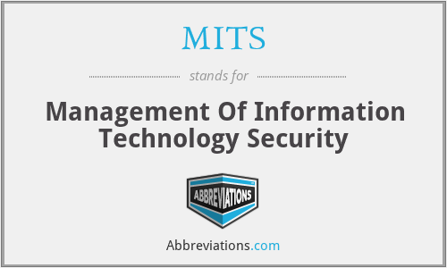 MITS - Management Of Information Technology Security