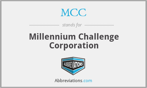 MCC - Millennium Challenge Corporation