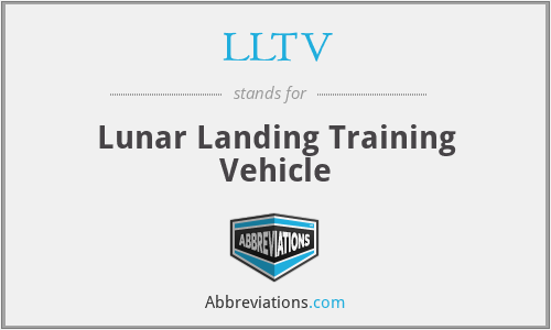 LLTV - Lunar Landing Training Vehicle