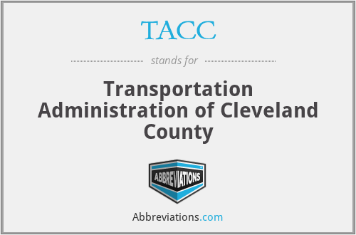 TACC - Transportation Administration of Cleveland County