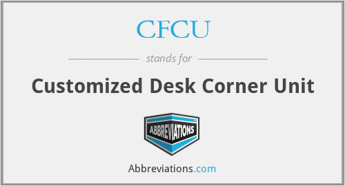 CFCU - Customized Desk Corner Unit