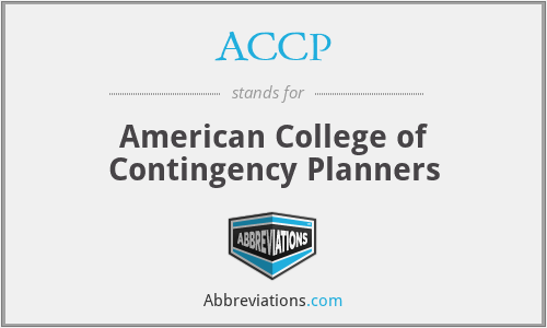 ACCP - American College of Contingency Planners