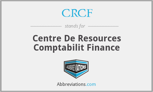 CRCF - Centre De Resources Comptabilit Finance
