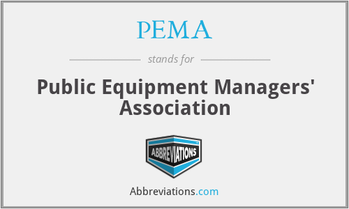 PEMA - Public Equipment Managers' Association