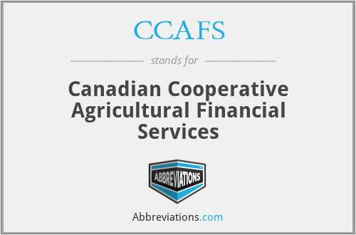CCAFS - Canadian Cooperative Agricultural Financial Services