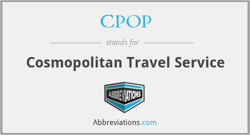 CPOP - Cosmopolitan Travel Service