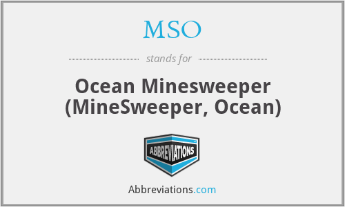 MSO - Ocean Minesweeper (MineSweeper, Ocean)