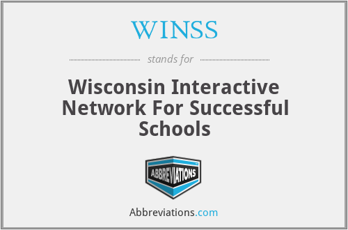 WINSS - Wisconsin Interactive Network For Successful Schools