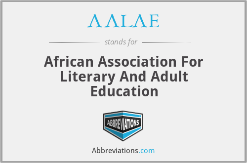 AALAE - African Association For Literary And Adult Education