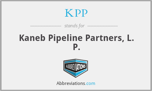 KPP - Kaneb Pipeline Partners, L. P.