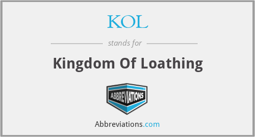 KOL - Kingdom Of Loathing
