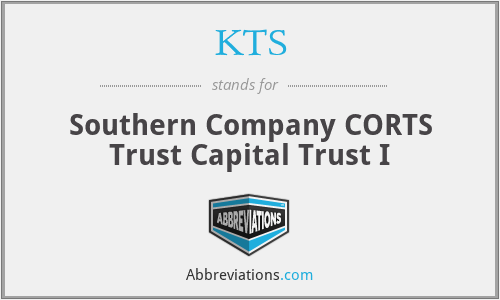 KTS - Southern Company CORTS Trust Capital Trust I