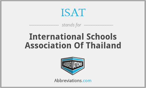 ISAT - International Schools Association Of Thailand