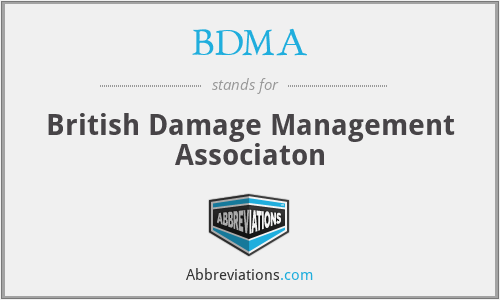 BDMA - British Damage Management Associaton
