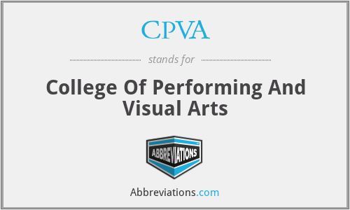 CPVA - College Of Performing And Visual Arts