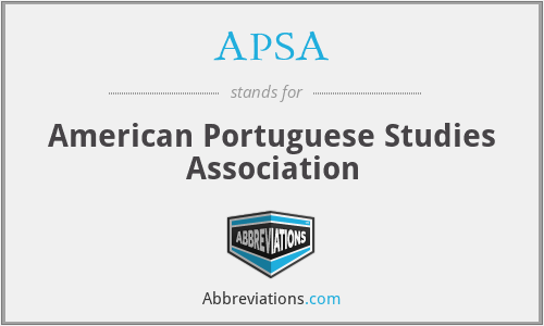 APSA - American Portuguese Studies Association