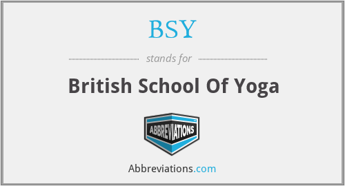 BSY - British School Of Yoga