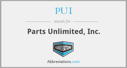 PUI - Parts Unlimited, Inc.