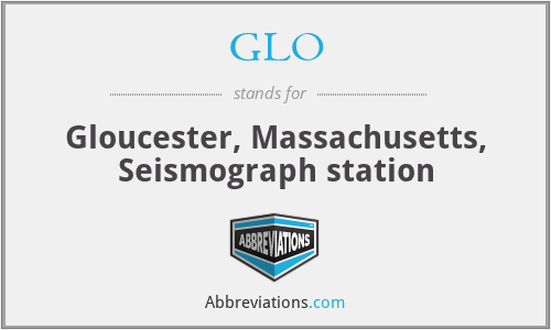 GLO - Gloucester, Massachusetts, Seismograph station