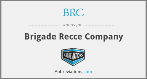 BRC - Brigade Recce Company