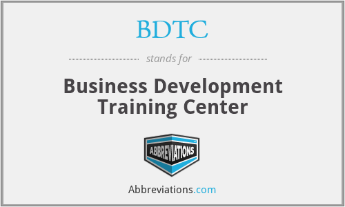 BDTC - Business Development Training Center