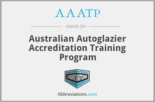 AAATP - Australian Autoglazier Accreditation Training Program