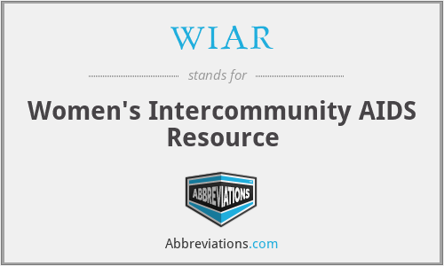 WIAR - Women's Intercommunity AIDS Resource