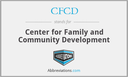 CFCD - Center for Family and Community Development