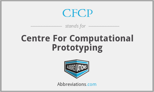 CFCP - Centre For Computational Prototyping