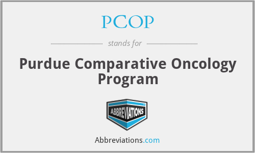 PCOP - Purdue Comparative Oncology Program