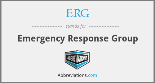 ERG - Emergency Response Group