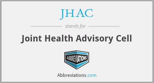 JHAC - Joint Health Advisory Cell