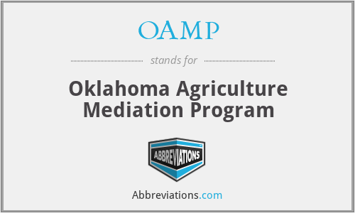 OAMP - Oklahoma Agriculture Mediation Program