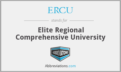 ERCU - Elite Regional Comprehensive University