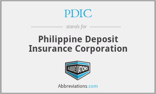 PDIC - Philippine Deposit Insurance Corporation
