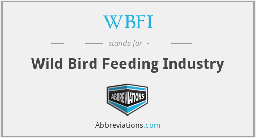 WBFI - Wild Bird Feeding Industry