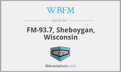 WBFM - FM-93.7, Sheboygan, Wisconsin