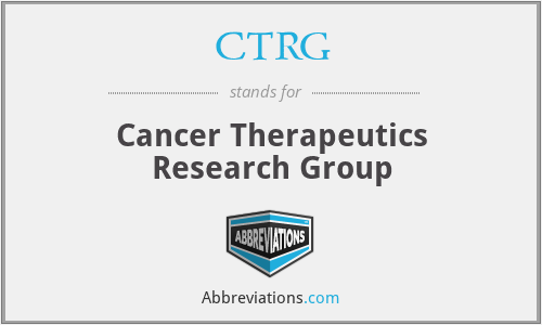 CTRG - Cancer Therapeutics Research Group