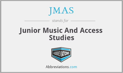 JMAS - Junior Music And Access Studies