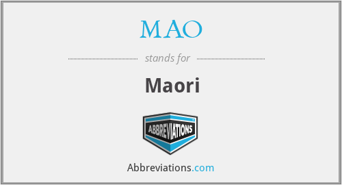 MAO - Maori