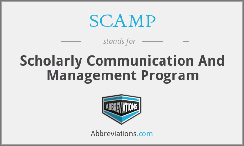 SCAMP - Scholarly Communication And Management Program