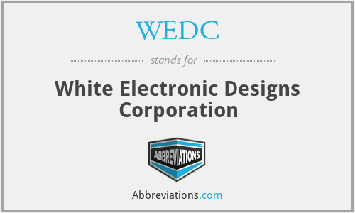 WEDC - White Electronic Designs Corporation