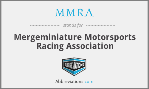 MMRA - Mergeminiature Motorsports Racing Association