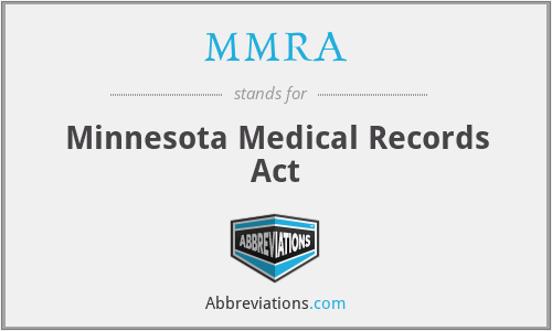 MMRA - Minnesota Medical Records Act