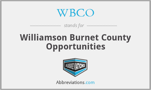 WBCO - Williamson Burnet County Opportunities