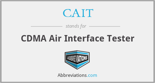 CAIT - CDMA Air Interface Tester